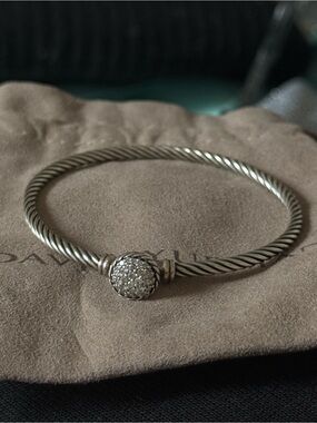 David Yurman Diamond Cable Bracelet